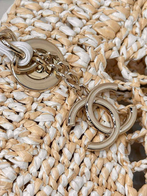 Chanel AS4576 25SS Shopping Bag beige Raffia - Default Title - View 4