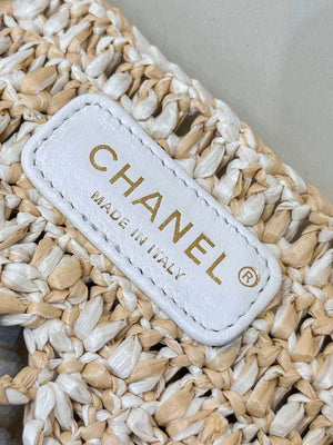Chanel AS4576 25SS Shopping Bag beige Raffia - Default Title - View 5