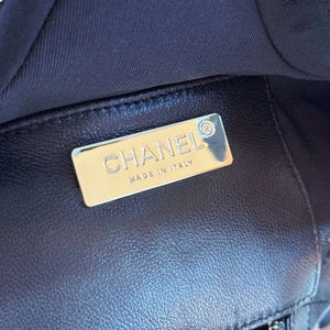 Chanel AS4579 Star Handbag metallic Lambskin gold metal Black - Default Title - View 9