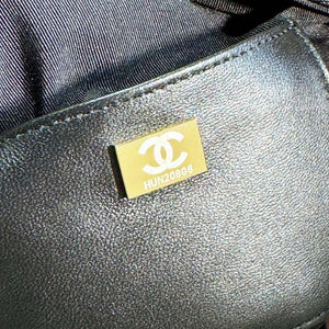 Chanel AS4579 Star Handbag metallic Lambskin gold metal Black - Default Title - View 10
