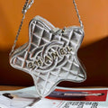 Chanel AS4579 Star Handbag metallic Lambskin gold metal Silver - Default Title - View 1