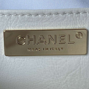 Chanel AS4579 Star Handbag metallic Lambskin gold metal Whtie - Default Title - View 7