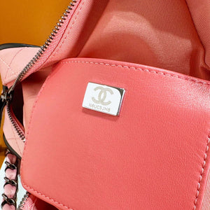 Chanel AS4579 Star Handbag Satin & Black-tone metal Pink - Default Title - View 9