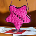 Chanel AS4579 Star Handbag Satin & Black-tone metal Rose Pink - Default Title - View 1