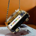 Chanel AS4590 MINI VAN Minaudiere plexi Enamel  Strass & Gold-Tone Metalblack White & Gold - Default Title - View 1
