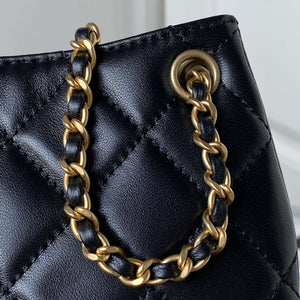 Chanel AS4609 Small Messenger bag Lambskin Black - Default Title - View 6