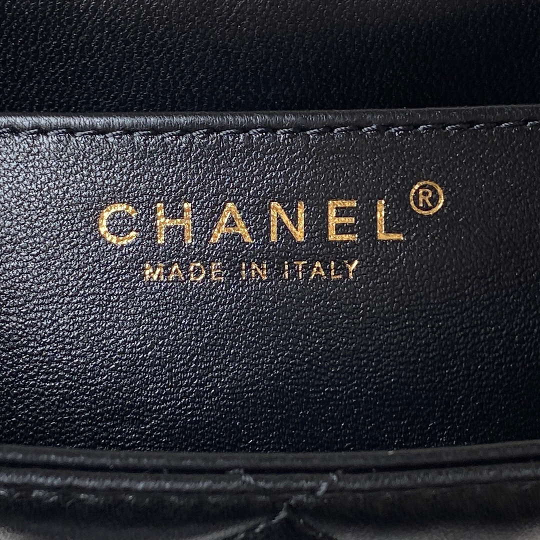 Chanel AS4609 Small Messenger bag Lambskin Black - Default Title - View 8