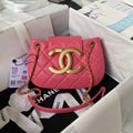 Chanel AS4609 Small Messenger bag Lambskin Red - Default Title - View 1