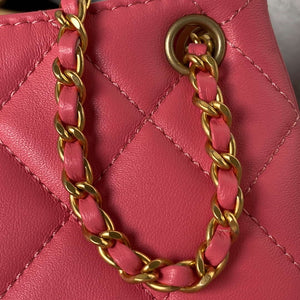 Chanel AS4609 Small Messenger bag Lambskin Red - Default Title - View 4
