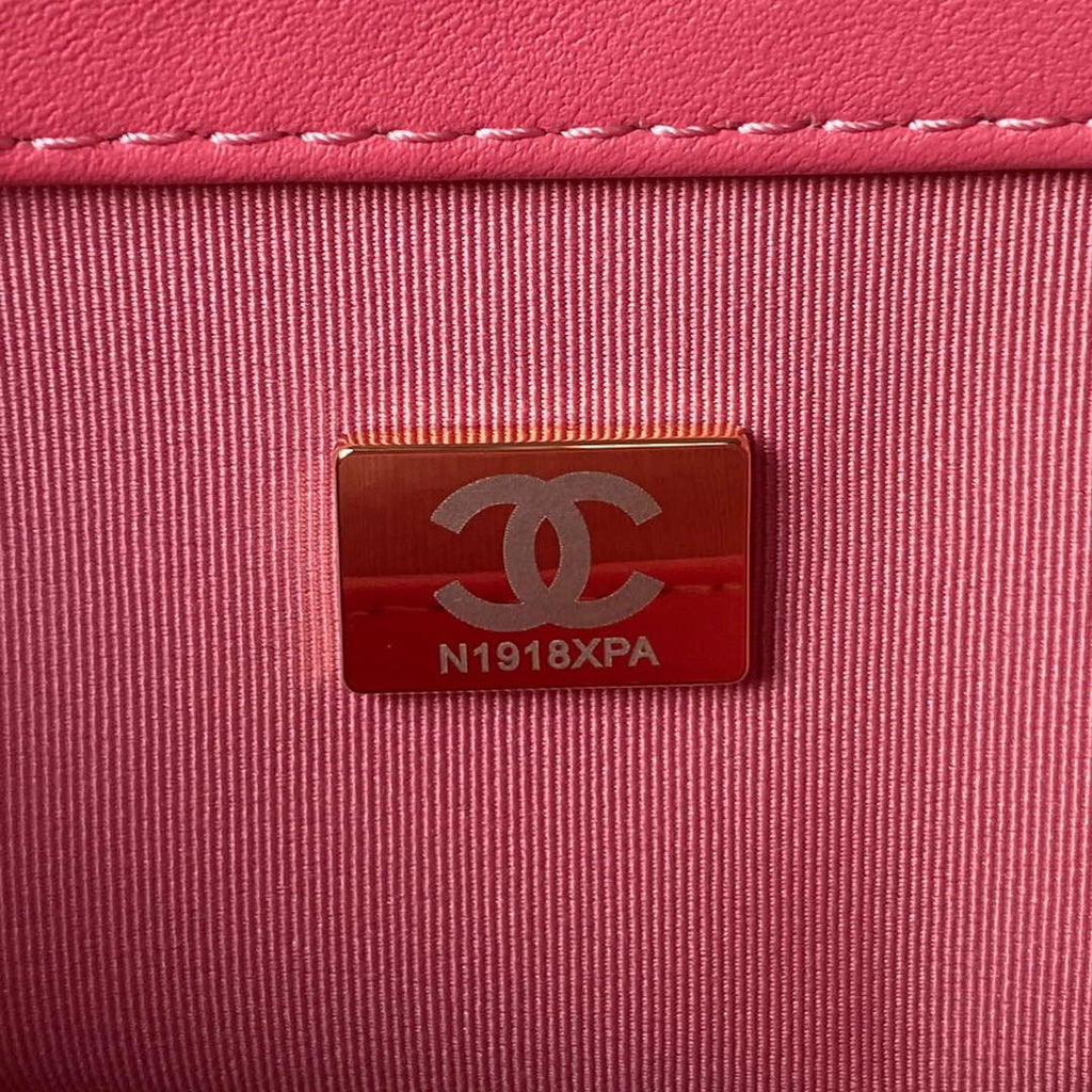 Chanel AS4609 Small Messenger bag Lambskin Red
