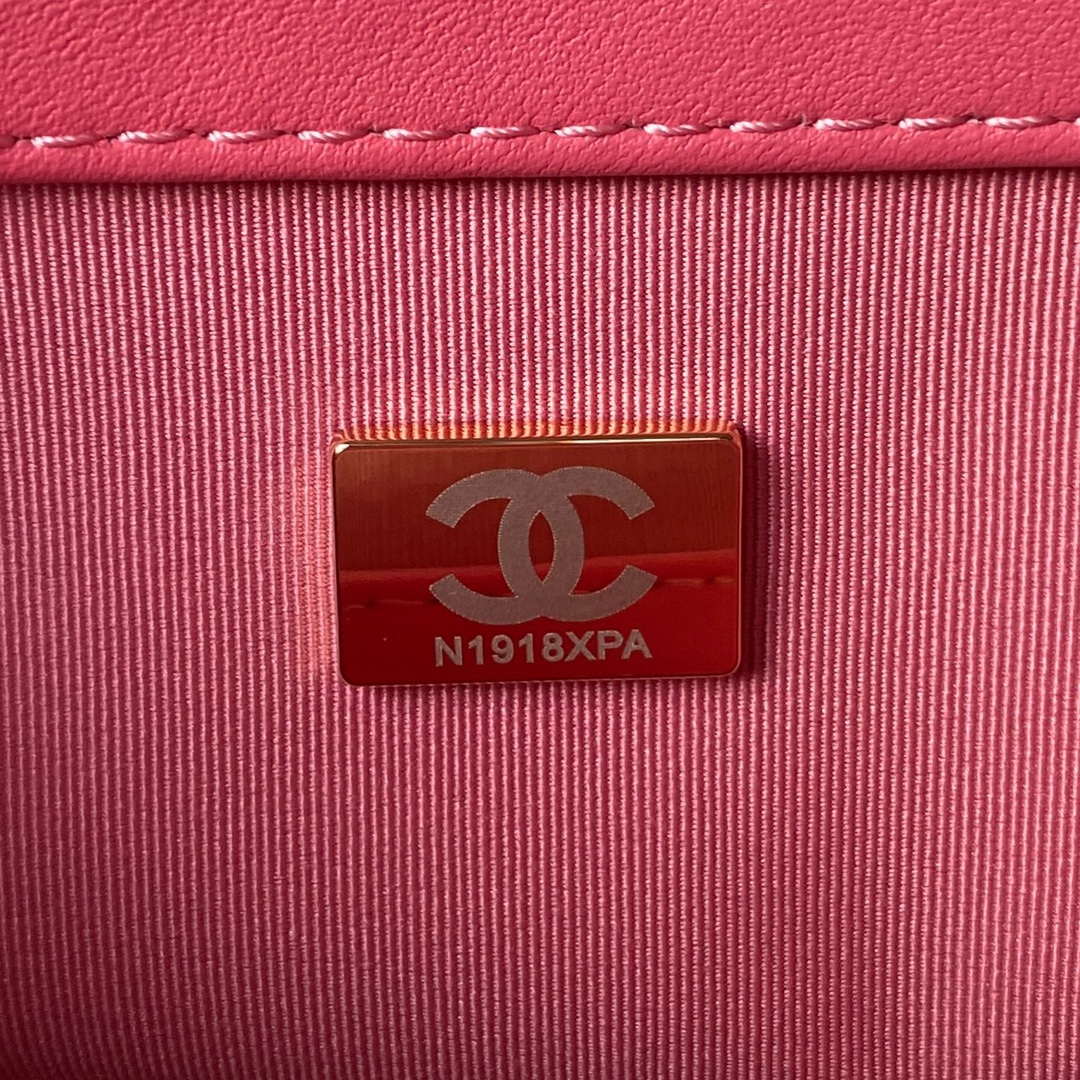 Chanel AS4609 Small Messenger bag Lambskin Red - Default Title - View 9