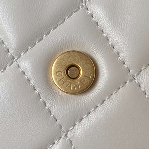 Chanel AS4609 Small Messenger bag Lambskin White - Default Title - View 5