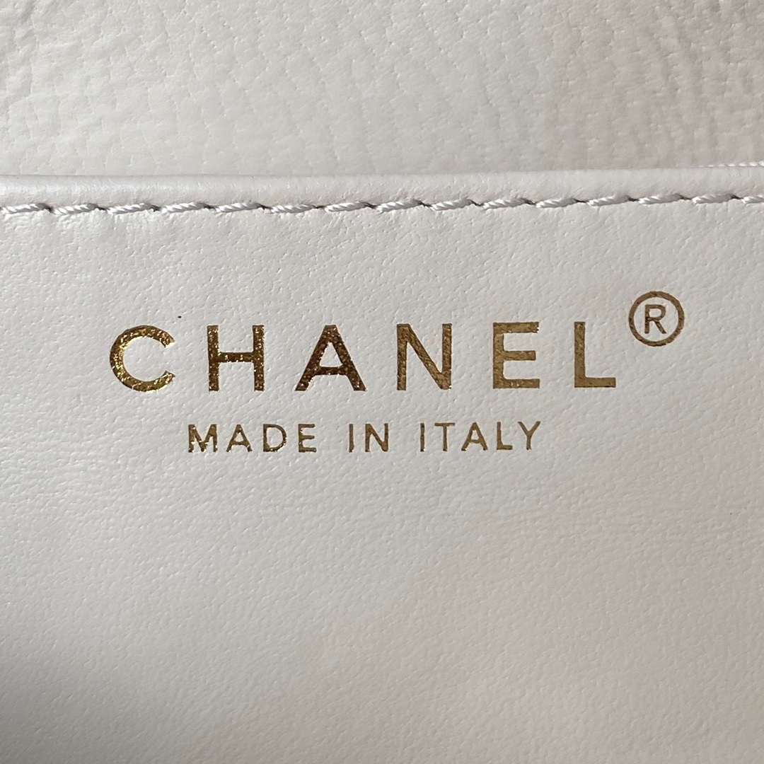 Chanel AS4609 Small Messenger bag Lambskin White - Default Title - View 8