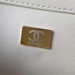 Chanel AS4609 Small Messenger bag Lambskin White - Default Title - View 9