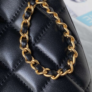 Chanel AS4610 Messenger bag Lambskin Black - Default Title - View 4