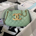 Chanel AS4610 Messenger bag Lambskin Green - Default Title - View 1
