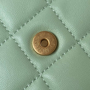 Chanel AS4610 Messenger bag Lambskin Green - Default Title - View 4