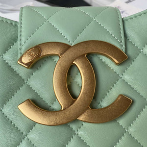 Chanel AS4610 Messenger bag Lambskin Green - Default Title - View 8