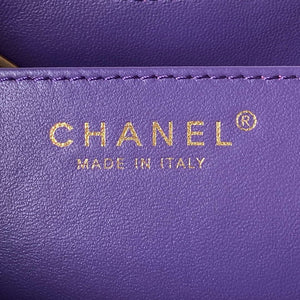 Chanel AS4610 Messenger bag Lambskin Purple - Default Title - View 8