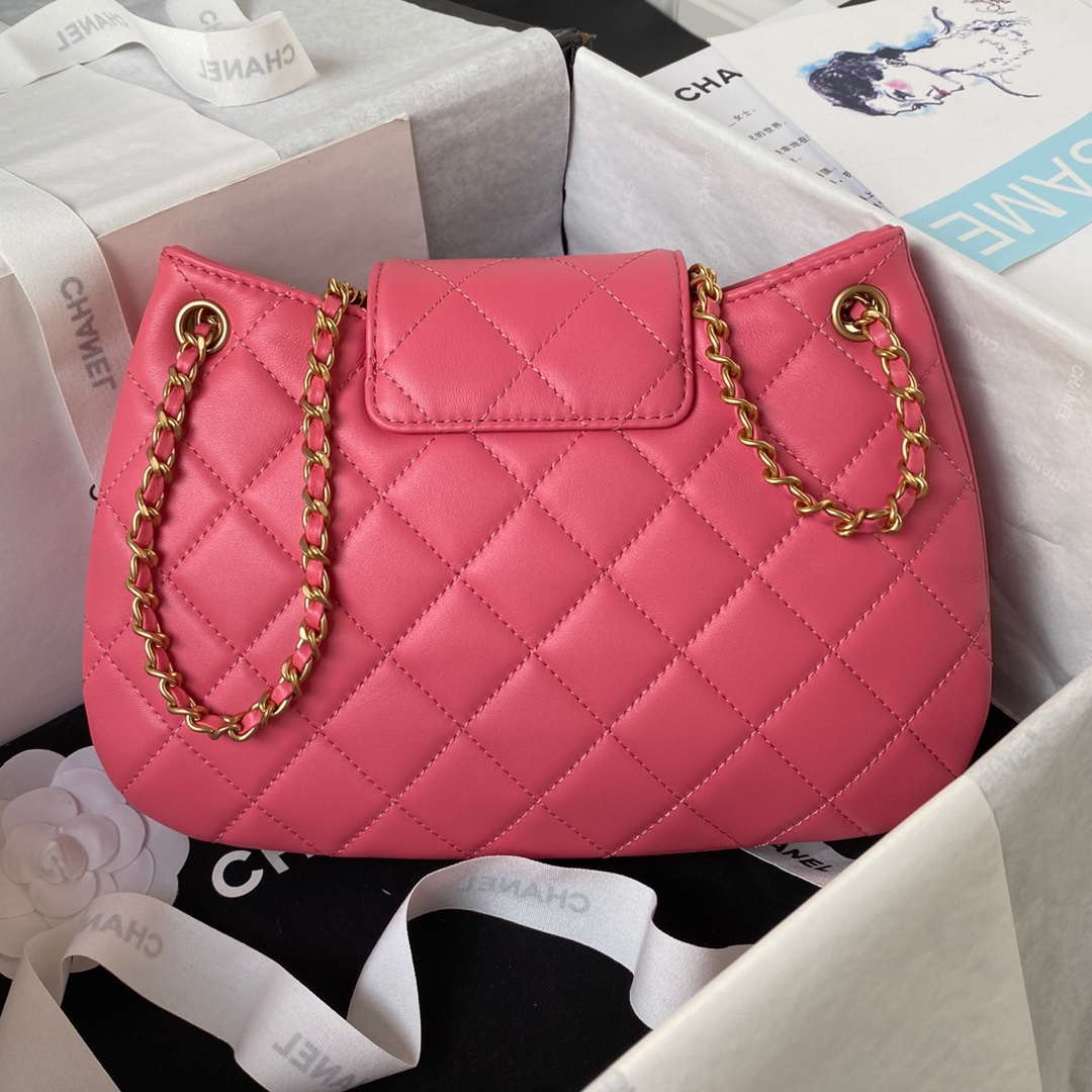 Chanel AS4610 Messenger bag Lambskin Red - Default Title - View 2