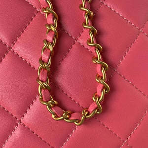 Chanel AS4610 Messenger bag Lambskin Red - Default Title - View 4