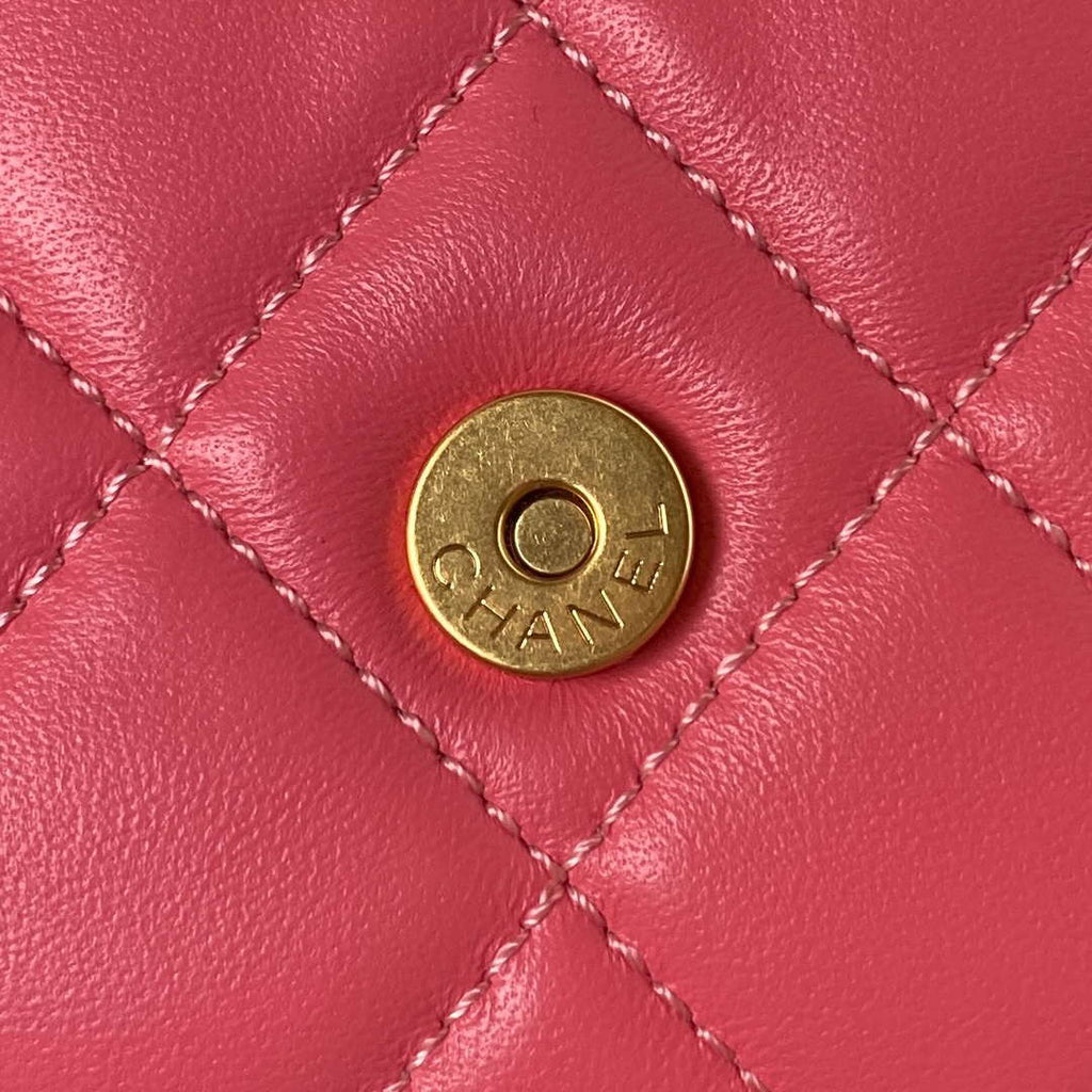 Chanel AS4610 Messenger bag Lambskin Red