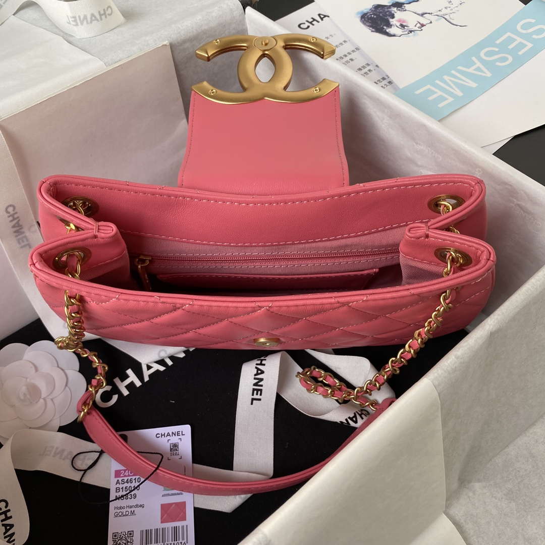 Chanel AS4610 Messenger bag Lambskin Red - Default Title - View 7