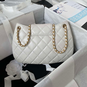 Chanel AS4610 Messenger bag Lambskin White - Default Title - View 2