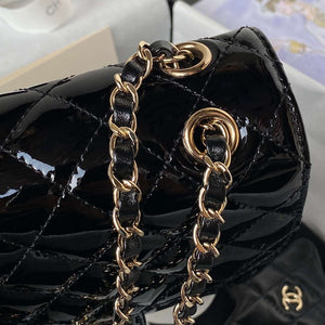 Chanel AS4647 Mini Flap Bag & STAR COIN PURSE Metallic Calfskin & Gold-Tone Metal Black - Default Title - View 7