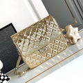 Chanel AS4649 BACKPACK & Star Coin Purse Metallic Calfskin & Gold-Tone Metal Light Gold - Default Title - View 1