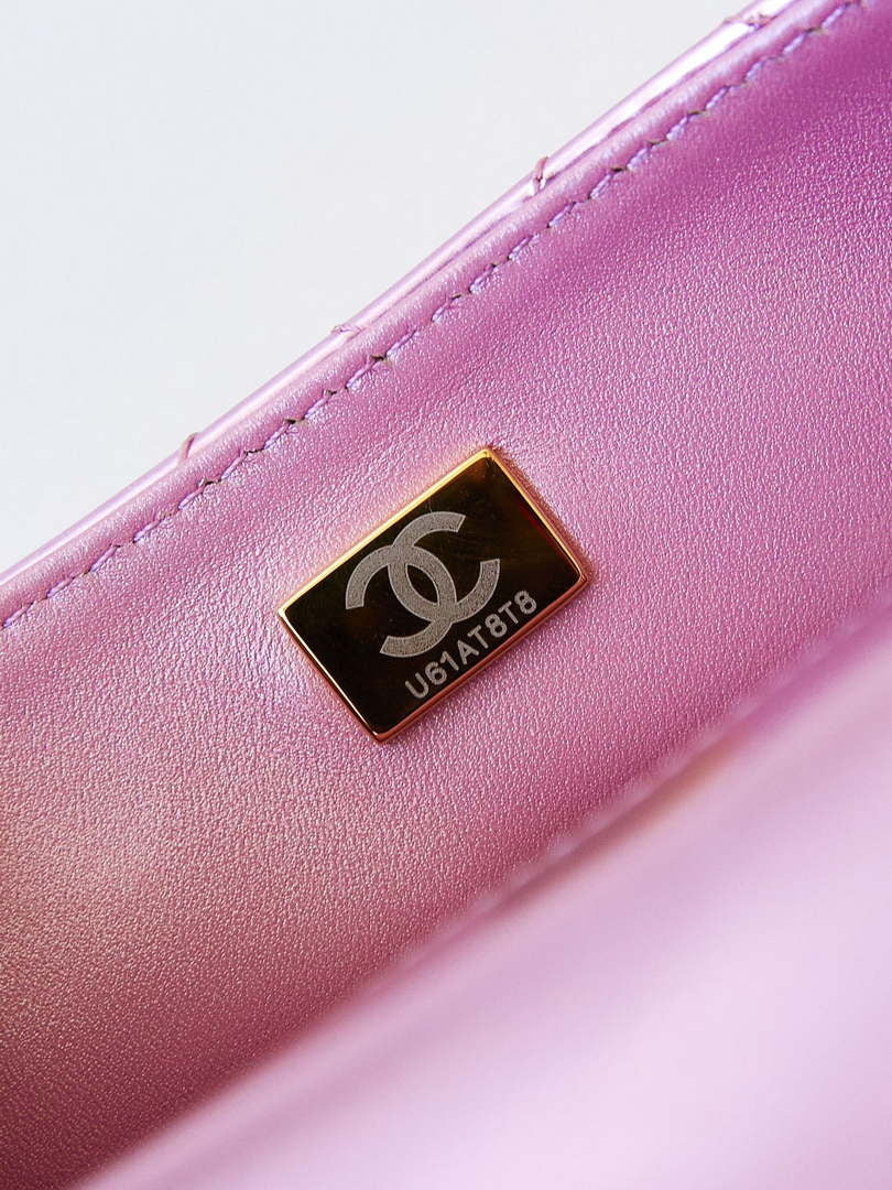 Chanel AS4649 BACKPACK & Star Coin Purse Metallic Calfskin & Gold-Tone Metal Purple