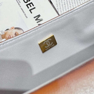 Chanel AS4649 BACKPACK & Star Coin Purse Metallic Calfskin & Gold-Tone Metal Silver - Default Title - View 9