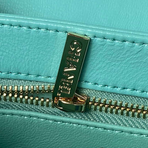 Chanel AS4654 Trendy CC Flap Bag With Top Handle Lambskin & Gold-Tone Metal Blue - Default Title - View 9