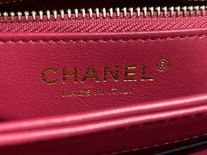 Chanel AS4654 Trendy CC Flap Bag With Top Handle Lambskin & Gold-Tone Metal Wine Red - Default Title - View 8