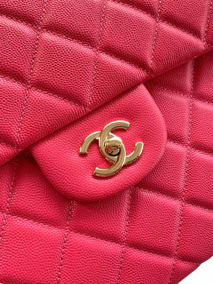 Chanel AS4661 Flap Bag CF Airport Calfskin & Gold-Tone Metal Rose Red - Default Title - View 5