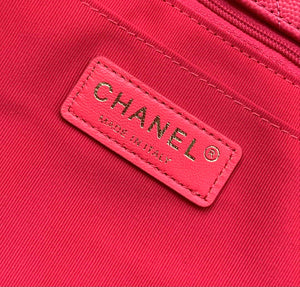 Chanel AS4661 Flap Bag CF Airport Calfskin & Gold-Tone Metal Rose Red - Default Title - View 9