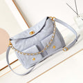 Chanel AS4668 Large Hobo Bag Shiny Calfskin & Gold-Tone Metal Light Purple - Default Title - View 1