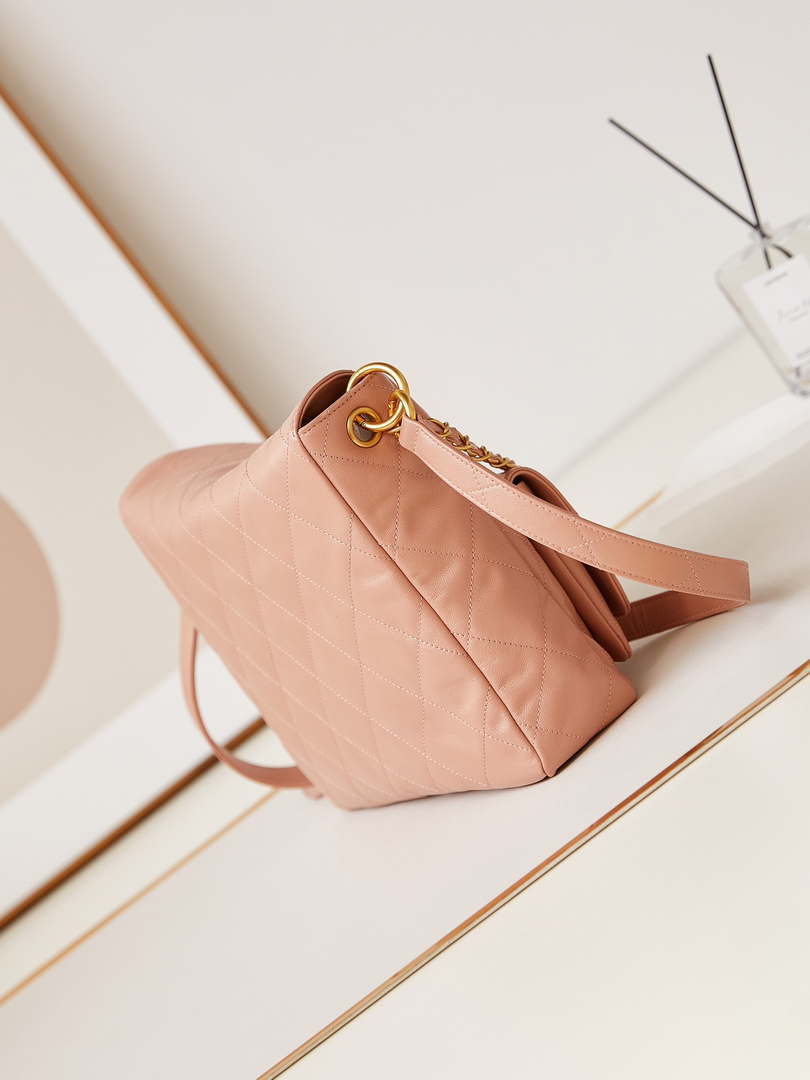Chanel AS4668 Large Hobo Bag Shiny Calfskin & Gold-Tone Metal Pink - Default Title - View 4