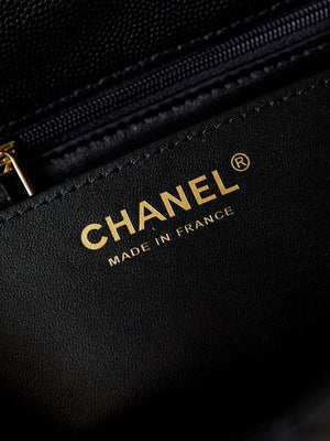 Chanel AS4711  Kelly Bag Calfskin gold tone metal Black - Default Title - View 8