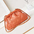 Chanel AS4717 Clutch Lambskin Orange - Default Title - View 1