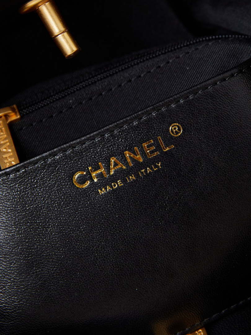 Chanel AS4754 24P New Hobo Bag Black Lambskin - Default Title - View 8