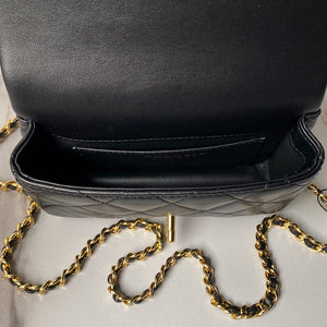 Chanel AS4847 Mini Flap bag With top handle Black - Default Title - View 8