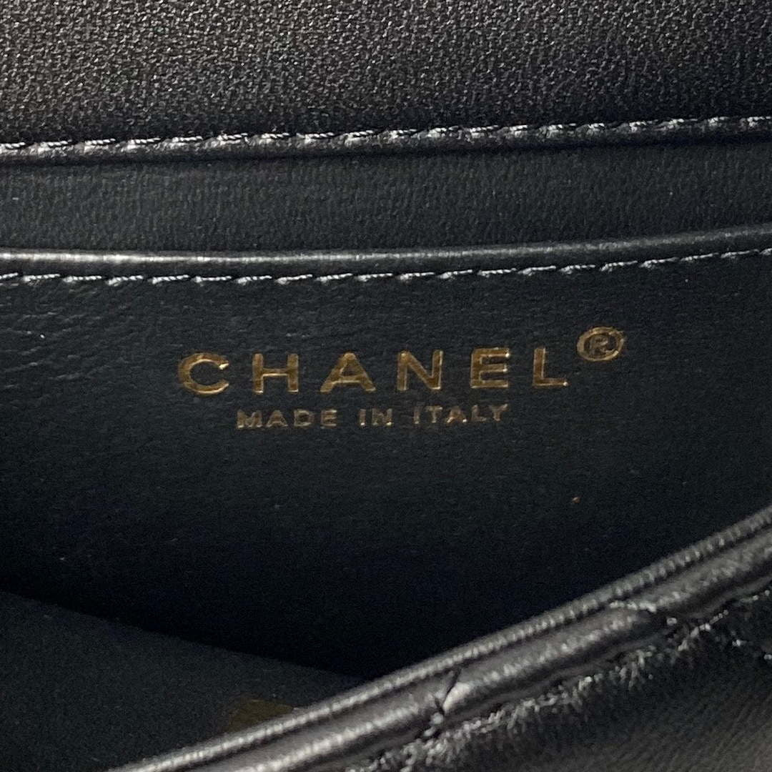 Chanel AS4847 Mini Flap bag With top handle Black - Default Title - View 9