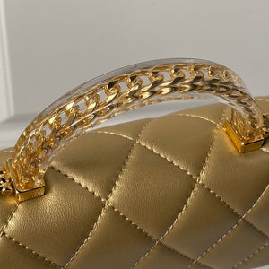 Chanel AS4847 Mini Flap bag With top handle Gold - Default Title - View 4