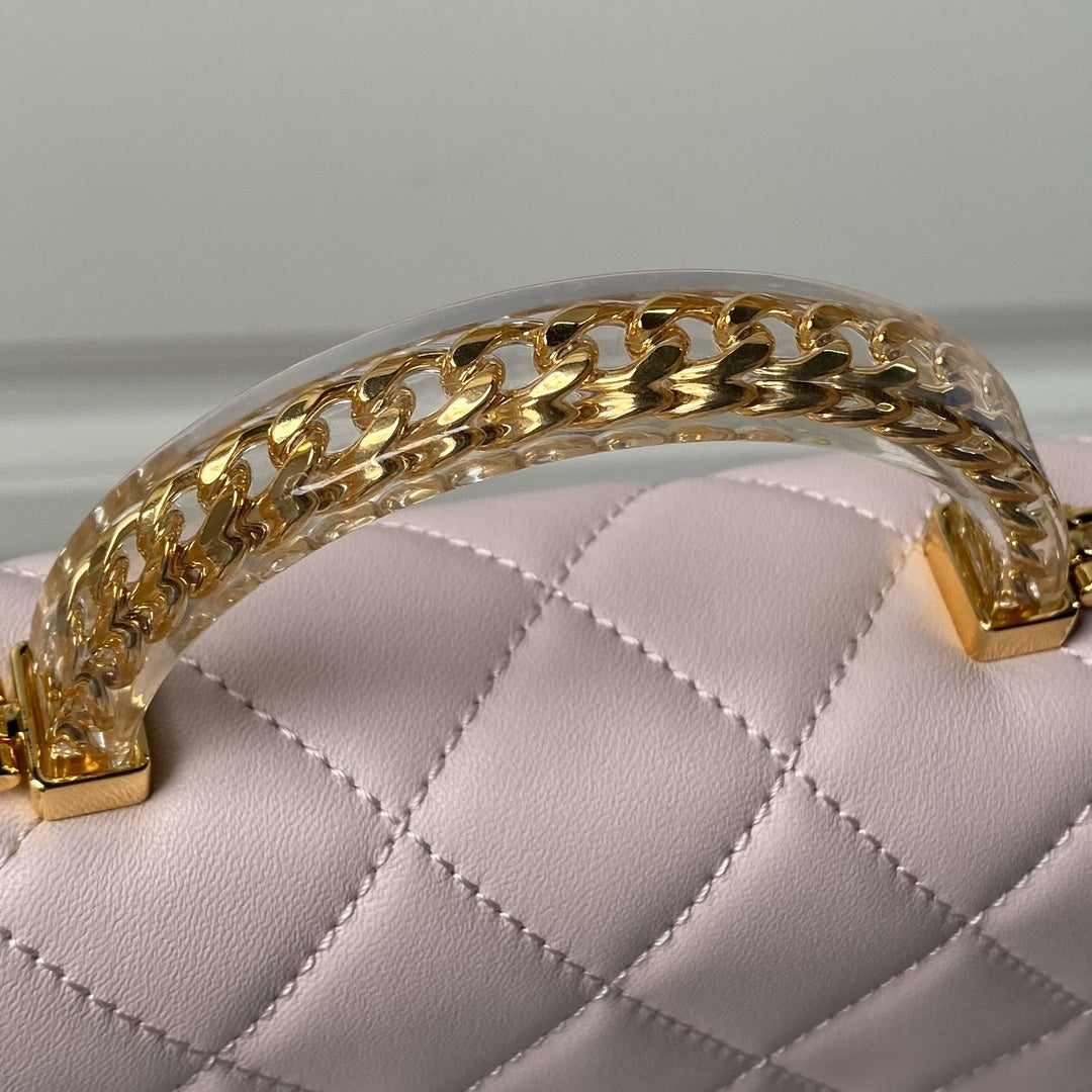 Chanel AS4847 Mini Flap bag With top handle Pink - Default Title - View 4