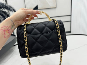 Chanel AS4848 Mini Flap bag With top handle Black - Default Title - View 4