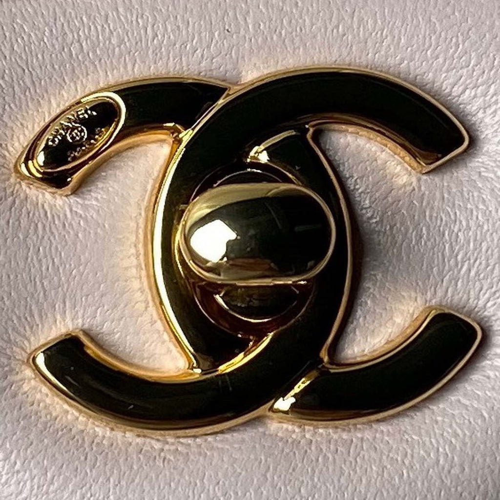 Chanel AS4848 Mini Flap bag With top handle Pink