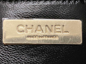 Chanel AS4853 Shopping Bag Shiny Lambskin & Gold-Tone Metal Black - Default Title - View 8