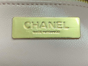 Chanel AS4853 Shopping Bag Shiny Lambskin & Gold-Tone Metal Light Pink - Default Title - View 8