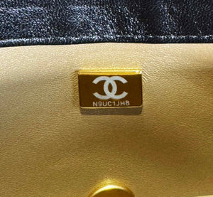Chanel AS4861 Small Flap Bag Pearly Lambskin Imitation Pearls & Gold-Tone Metal Black - Default Title - View 10
